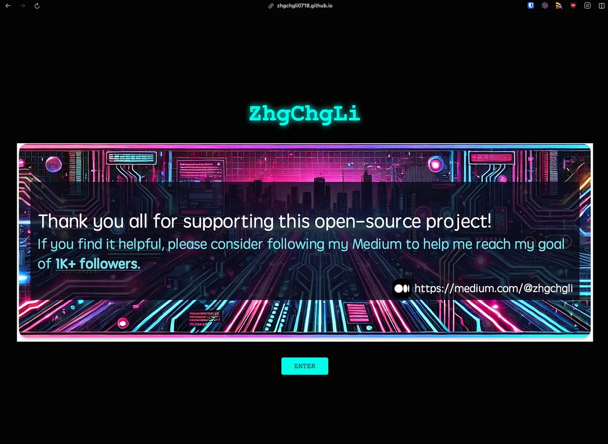 <https://zhgchgli0718.github.io/>{:target="_blank"}