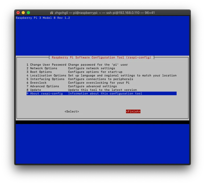 Use " **→** " to directly jump to " **Finish** " and exit the settings interface.
